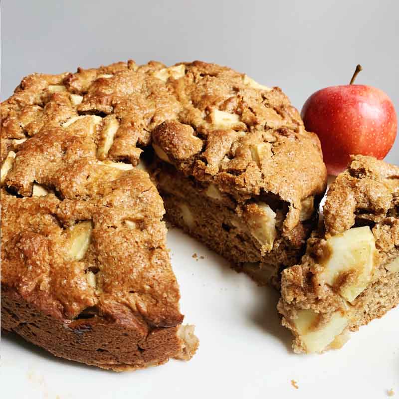 Easy Apple Cake With Almonds - Bake Play Smile