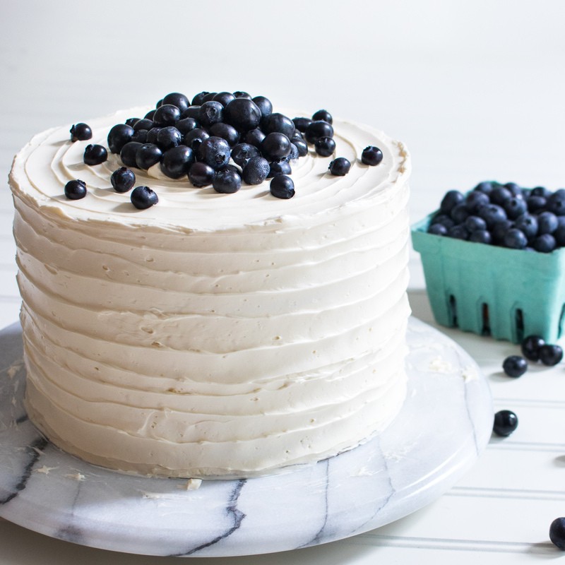 Vegan Blueberry Cake - The Little Blog Of Vegan